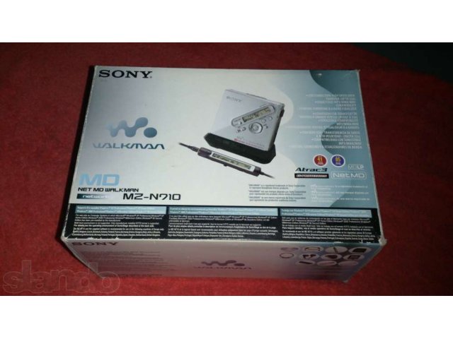 MD-рекордер(плейр)SONY MZ-N710 в городе Оренбург, фото 1, CD, MD, виниловые проигрыватели