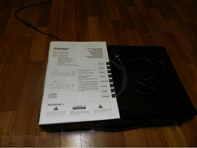 Винтажный проигрыватель CD Pioneer PD-S504 в городе Омск, фото 4, стоимость: 3 000 руб.