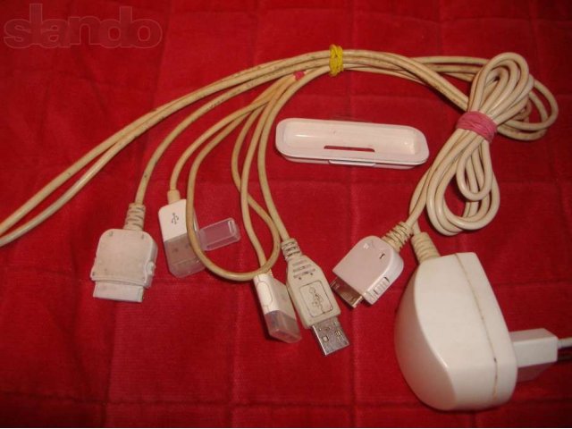 Продаются 2 USB кабеля + зарядка для Ipod video в городе Санкт-Петербург, фото 1, стоимость: 100 руб.