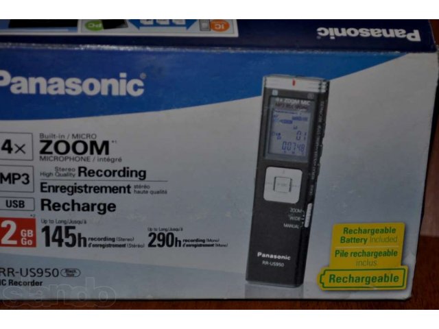 Продам диктофон цифровой Panasonic RR-US950 в городе Орёл, фото 1, Орловская область