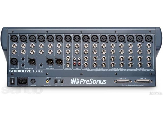 Продам 16-ти канальный цифровой микшер PreSonus StudioLive 16.4.2 в городе Анапа, фото 3, стоимость: 75 000 руб.