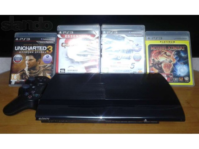 SONY PS3 Ultra Slim (500Gb) в городе Воркута, фото 1, стоимость: 10 000 руб.