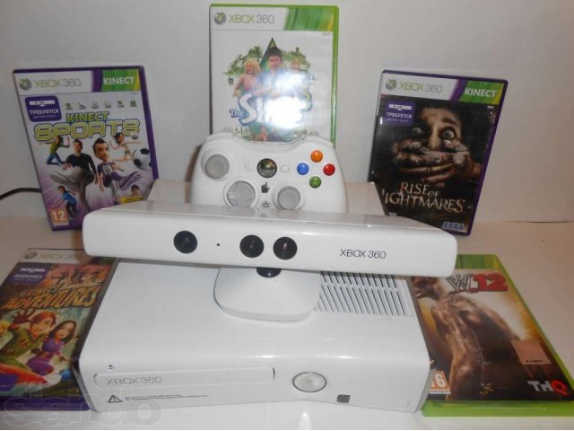 Xbox 360 Special Edition 4 Гб с Kinect + 5дисков(экономия  11 000 р.) в городе Салават, фото 2, Башкортостан