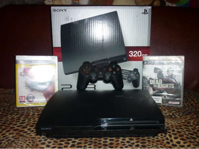 Новая Sony Playstation 3 (320gb) + диски в городе Ставрополь, фото 1, Игровые приставки