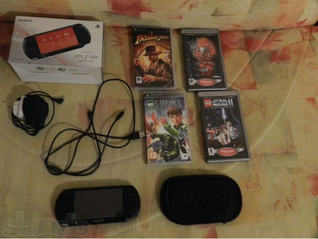 PSP в отличном состоянии! + 4 лицензионные игры. в городе Альметьевск, фото 2, Игровые приставки