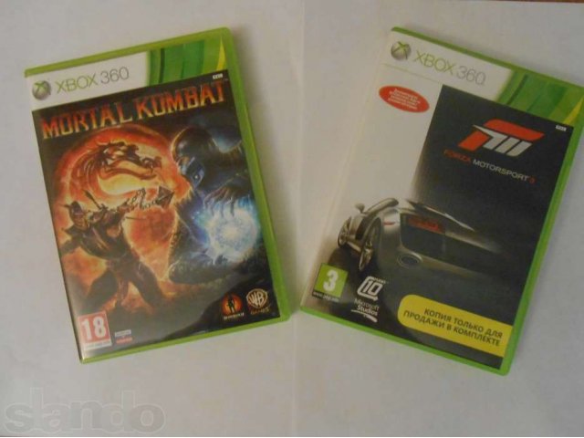 Продам лицензионные диски Mortal Kombat 9 и Forza Motorsport 3. в городе Кирово-Чепецк, фото 1, стоимость: 1 500 руб.