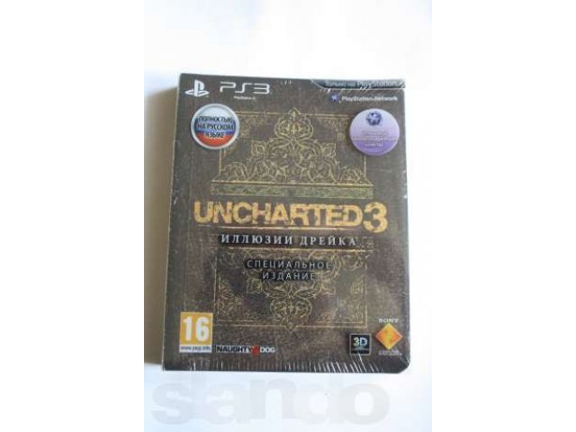 UNCHARTED 3, для PS3. новый, в пленке в городе Санкт-Петербург, фото 1, Компьютерные игры