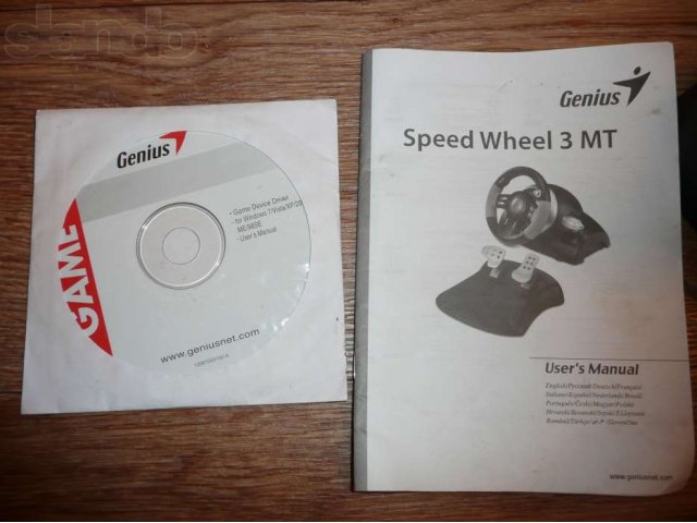 Продается игровая приставка руль Genius Speed Wheel 3 MT в городе Омск, фото 3, стоимость: 1 500 руб.