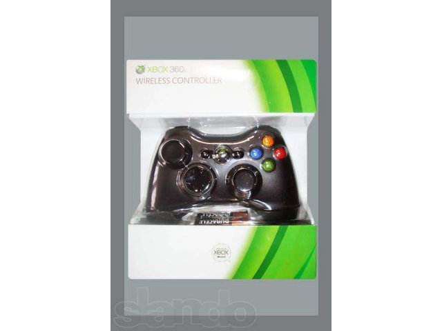 Продам беспроводной контроллер xbox 360, black,совершенно новый. в городе Липецк, фото 1, Аксессуары