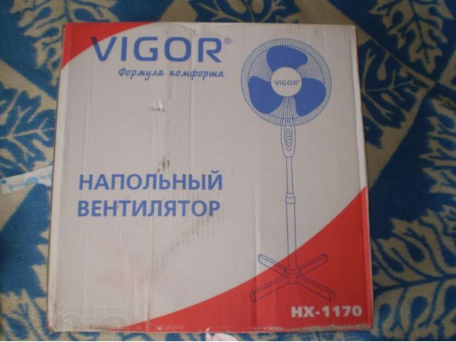 Вентилятор напольный 3-х створчатый VIGOR HX-1170 в городе Санкт-Петербург, фото 5, стоимость: 300 руб.