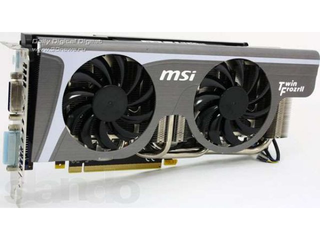 Продам видеокарту MSI N465GTX Twin Frozr II в городе Саратов, фото 1, Аксессуары и комплектующие