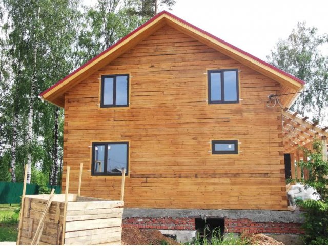 Установка деревянных окон в дома из оцилиндрованного бревна и евробрус в городе Йошкар-Ола, фото 5, Марий Эл