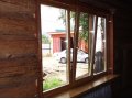 Установка деревянных окон в дома из оцилиндрованного бревна и евробрус в городе Йошкар-Ола, фото 7, Марий Эл