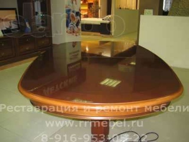 Ремонт мебели и профессиональная полировка стола в городе Дзержинский, фото 2, Московская область