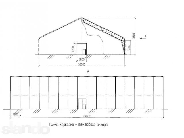 Быстровозводимый ангар, склад, укрытия в городе Москва, фото 8, Московская область