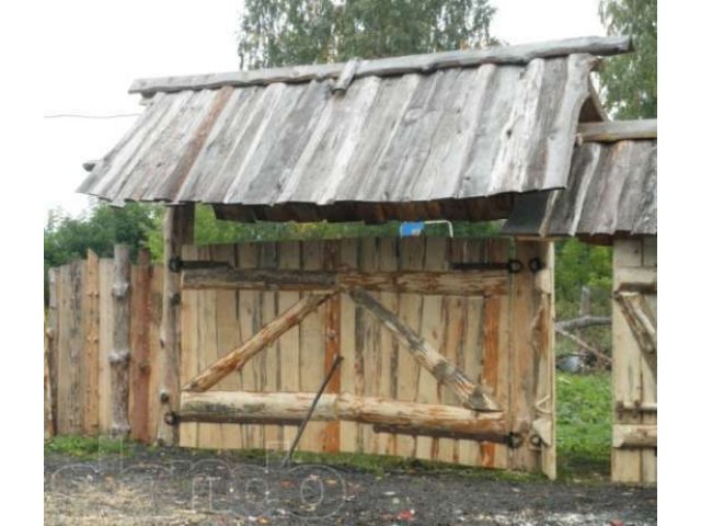 Рубленые ворота. заборы в городе Новокузнецк, фото 2, Кемеровская область