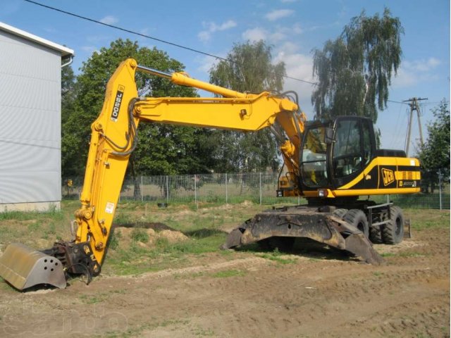 Аренда колёсного экскаватора JCB JS 200 W. в городе Санкт-Петербург, фото 2, Такси, аренда и прокат, пассажирские перевозки