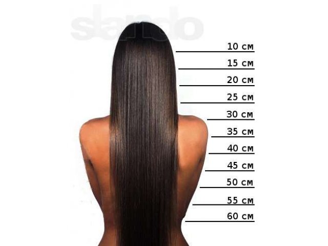 Длина волос 40 45 см фото