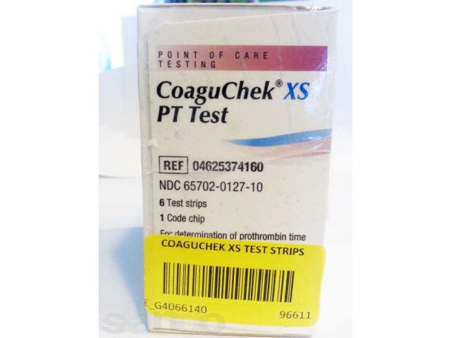 CoaguChek XS PT Test в городе Тверь, фото 1, стоимость: 0 руб.