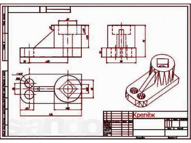 Чертежи на заказ в Автокад (AutoCAD) в городе Саратов, фото 4, стоимость: 0 руб.