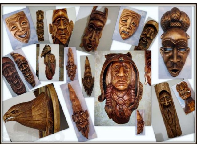 Резные изделия,маски,подарки,сувениры из дерева в городе Воронеж, фото 1, стоимость: 0 руб.