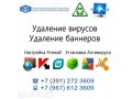 Удаление вирусов и баннеров, установка антивируса в городе Красноярск, фото 1, Красноярский край