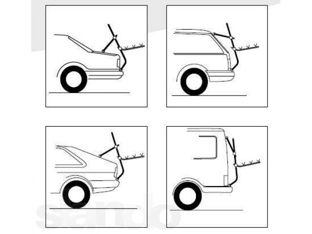 Прокат аренда велобагажников велокреплений на 5ю дверь авто в городе Москва, фото 3, Прочее