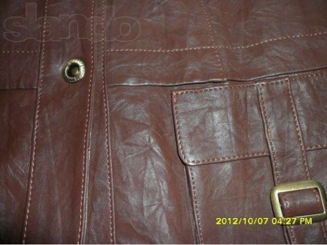 Новая кожаная куртка в городе Стерлитамак, фото 3, стоимость: 3 000 руб.
