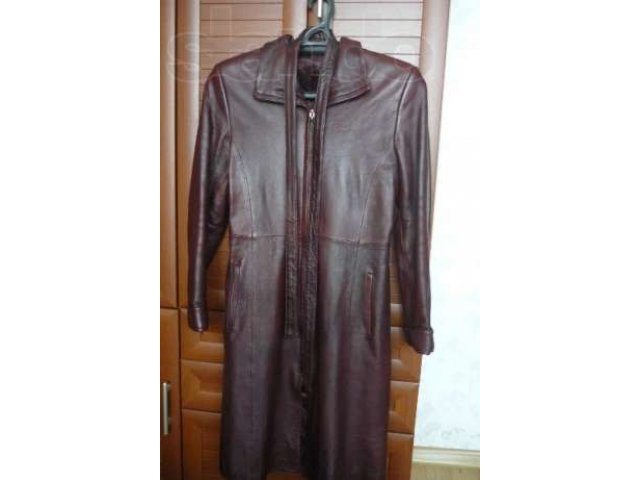 Продам кожаное пальто 46р в городе Москва, фото 1, стоимость: 3 000 руб.