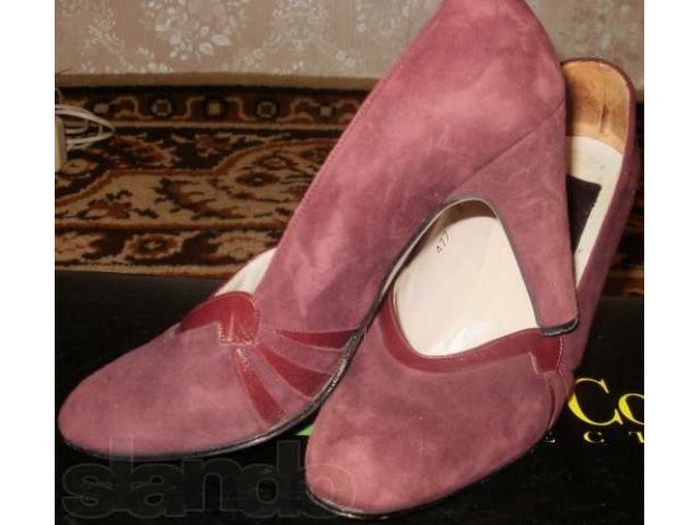 Туфли (бордовые) в городе Мурманск, фото 1, Женская обувь