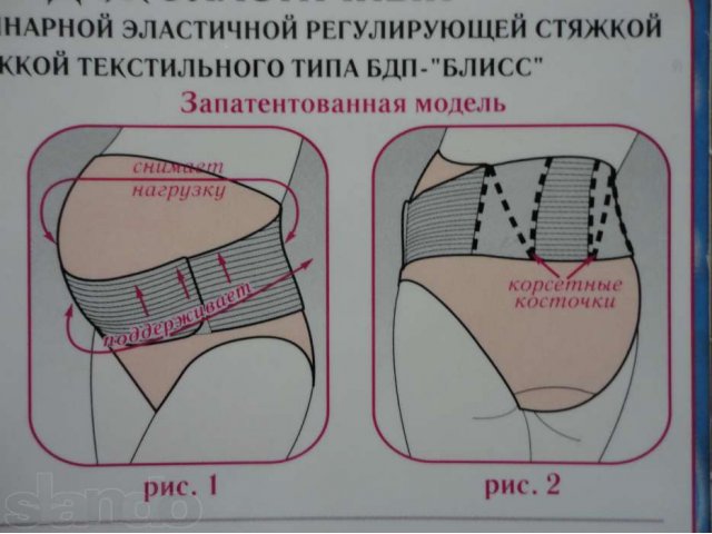 продам бандаж дородовой фирмы Bliss  р. 115 в городе Москва, фото 2, Одежда для беременных