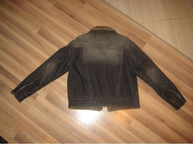 Куртка джинсовая-меховая, размер L, хорошее состояние. в городе Воронеж, фото 2, стоимость: 1 100 руб.