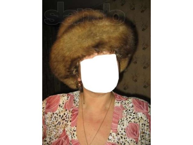 Шляпа / шапка соболь+замша в городе Иркутск, фото 3, Иркутская область