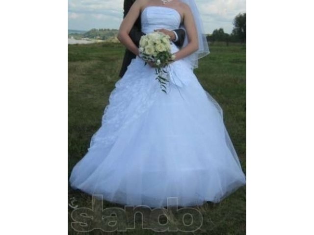 Свадебное платье в городе Рязань, фото 2, стоимость: 7 500 руб.