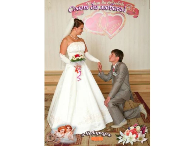 Свадебное платье в городе Чебаркуль, фото 3, Челябинская область
