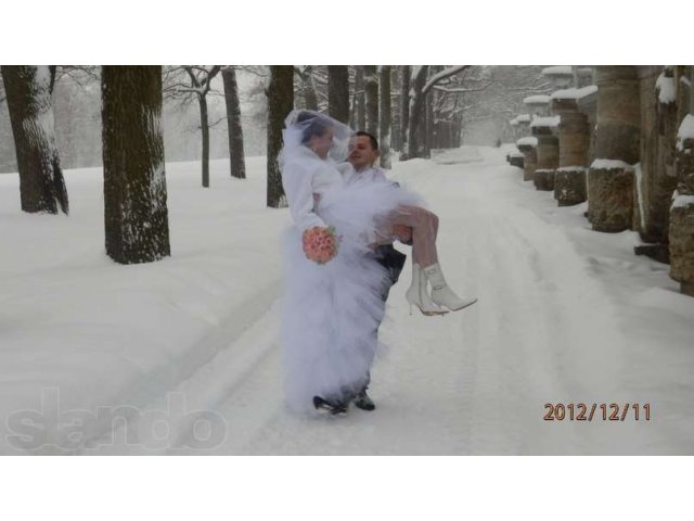 Изящное свадебное платье в городе Гатчина, фото 8, Ленинградская область