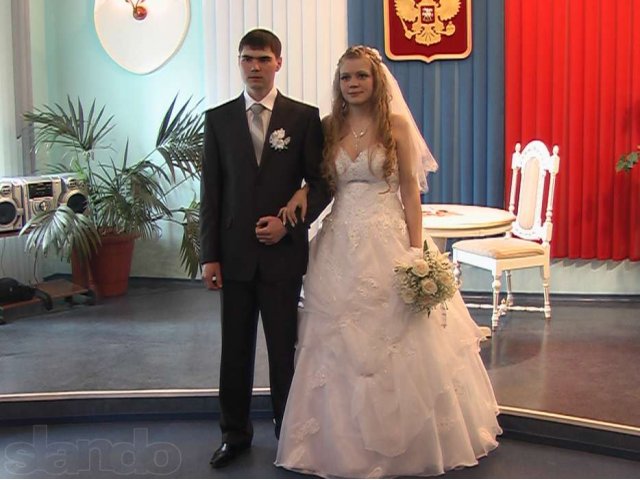 Продам шикарное свадебное платье в городе Коркино, фото 1, стоимость: 3 000 руб.