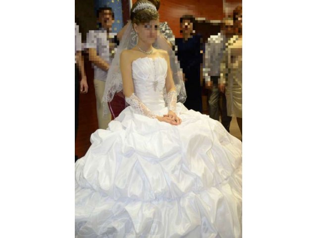 Продам белоснежное свадебное платье. в городе Коркино, фото 1, Челябинская область