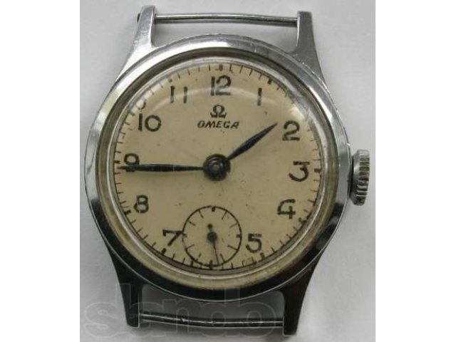 Часы наручные Omega ( Омега ),белый металл,Швейцария,диаметр 29 мм  1935-39гг. Не на ходу в городе Челябинск, фото 1, Челябинская область