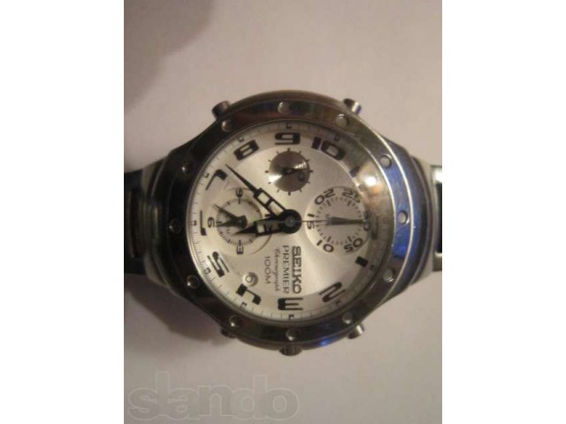 SEIKO PREMIER Chronograph 100M (7T32-Tl80) в городе Ульяновск, фото 6, Ульяновская область