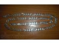 комплект цепь+браслет из серебра,  Плетение Фигаро, проба 925 в городе Красноярск, фото 1, Красноярский край
