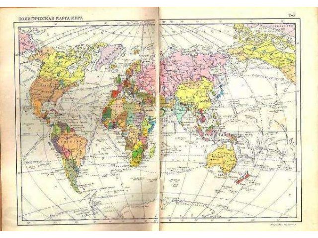 Карта 1966 года