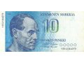 Банкнота Финляндия 10 марок 1986 г. в городе Орёл, фото 1, Орловская область