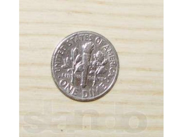 Монета США 10 центов 1957 серебряная в городе Мытищи, фото 2, Московская область