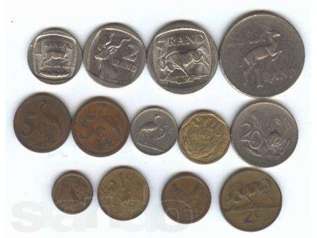 монеты ЮАР в городе Находка, фото 1, Нумизматика
