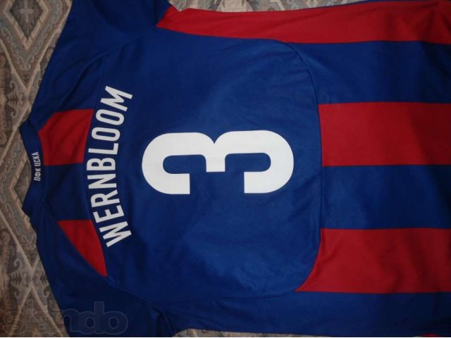 продам настоящую футболку пфк цска игрока понтуса верблума с матча лиг в городе Красноярск, фото 4, стоимость: 30 000 руб.