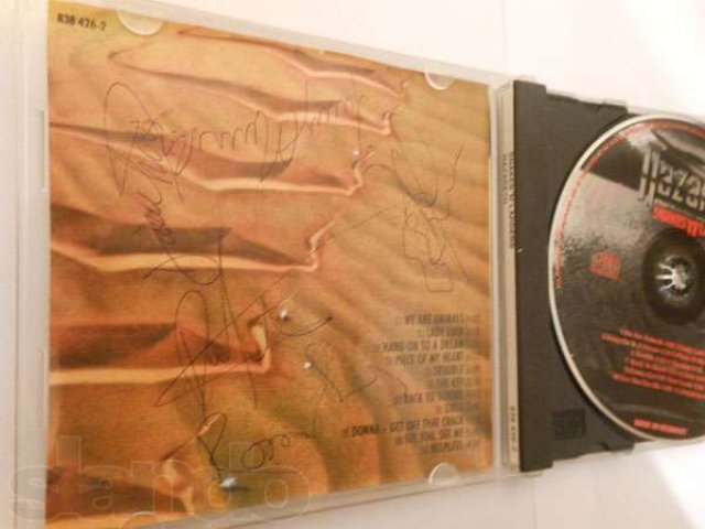 Автограф, афиша, CD и билет Nazareth 1998г. в городе Йошкар-Ола, фото 3, Марий Эл