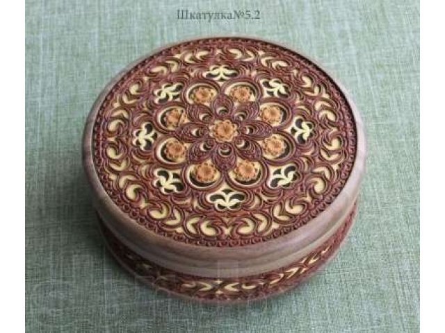 Шкатулка круглая в городе Камбарка, фото 2, стоимость: 750 руб.