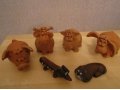 Глиняные фигурки животных - мини зоопарк. Основа для раскрашивания в городе Москва, фото 1, Московская область