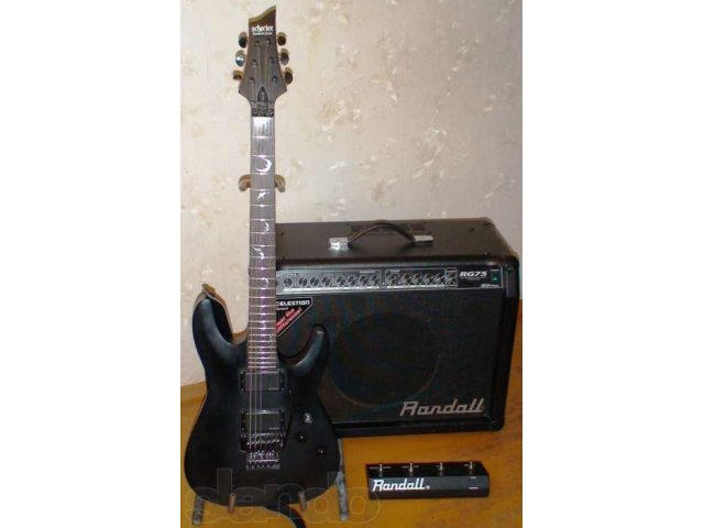 Продам электро гитару SCHECTER с комбо усилителем RANDALL RG75. в городе Ухта, фото 1, Акустические гитары